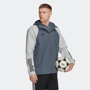NWT $100 Adidas Tiro 23 Competition All-Weather Jacket Soccer Onix Grey Men's XL